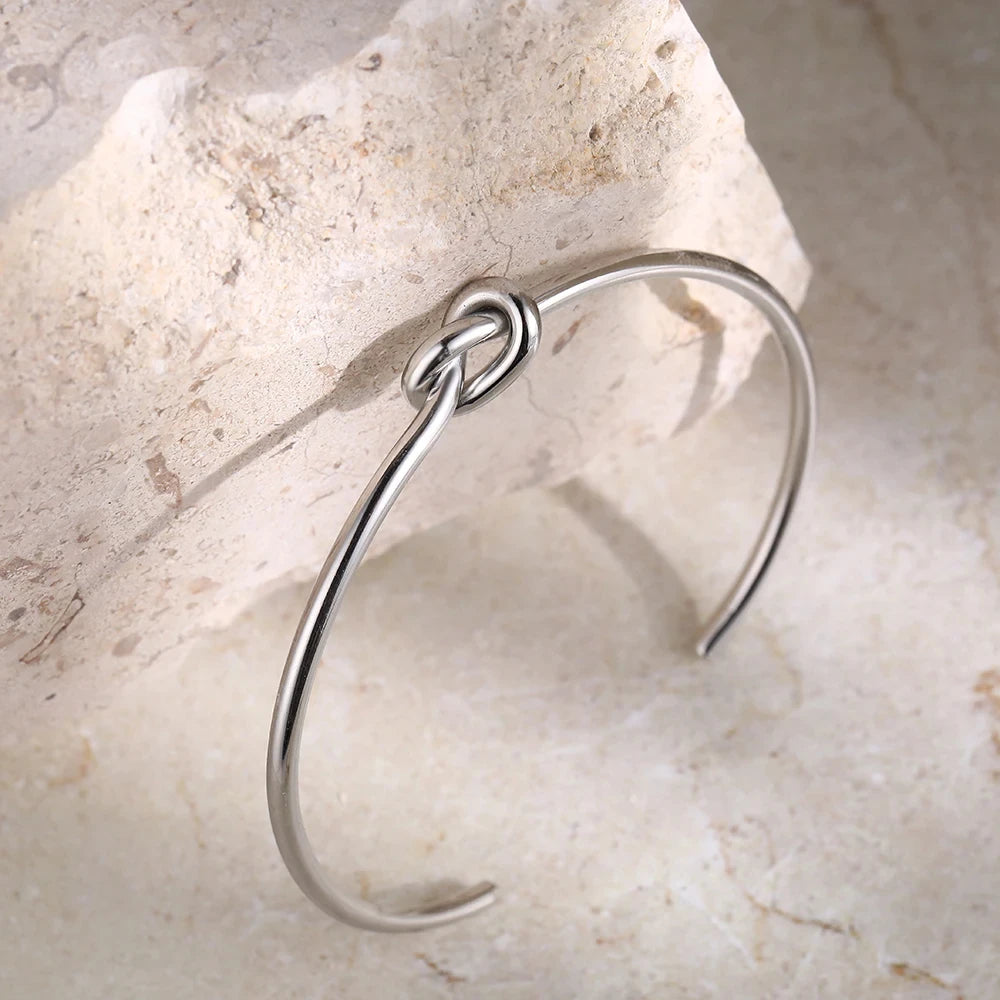TWIST SILVER BRACELET
